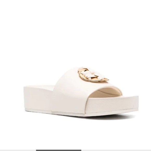 Tory Burch
Double-T platform leather slides🌸 - Picture 4 of 10